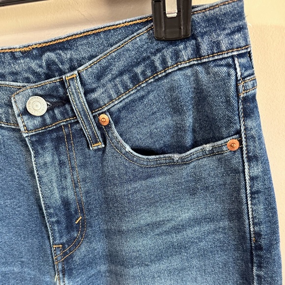 514 Levi’s Straight leg Denim Jeans Medium wash size 28x30 - Picture 4 of 9